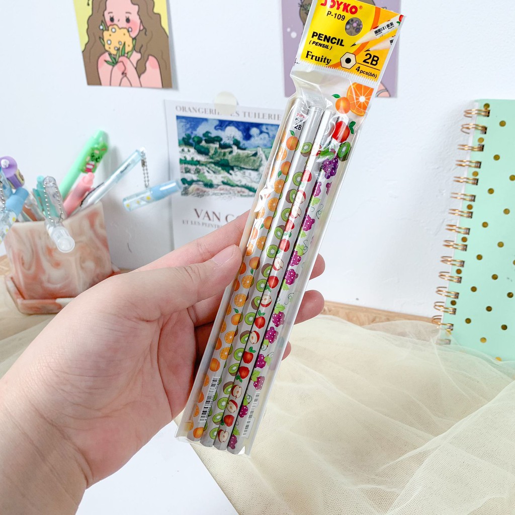 

Pensil Joyko 2B Motif Buah Buahan Pencil Joyko 2B P109 Alat Tulis Kantor Alat Tulis Sekolah Harga Grosiran