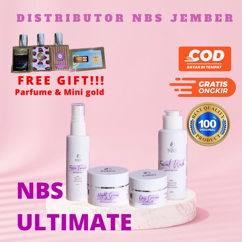 (FREE GIFT) NBS SKINCARE BPOM MURAH ULTIMATE EXTRAGLOW CREAM KRIM NBS PAKET SKINCARE ACNE CEWEK COWO