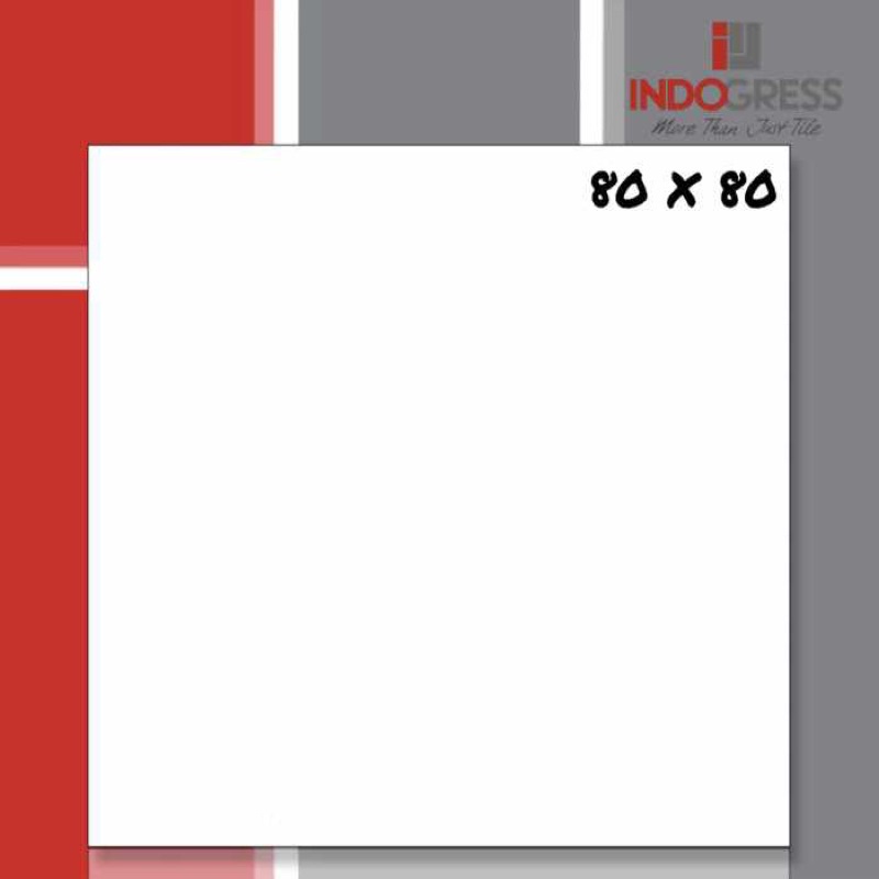 indogres solid white 80x80