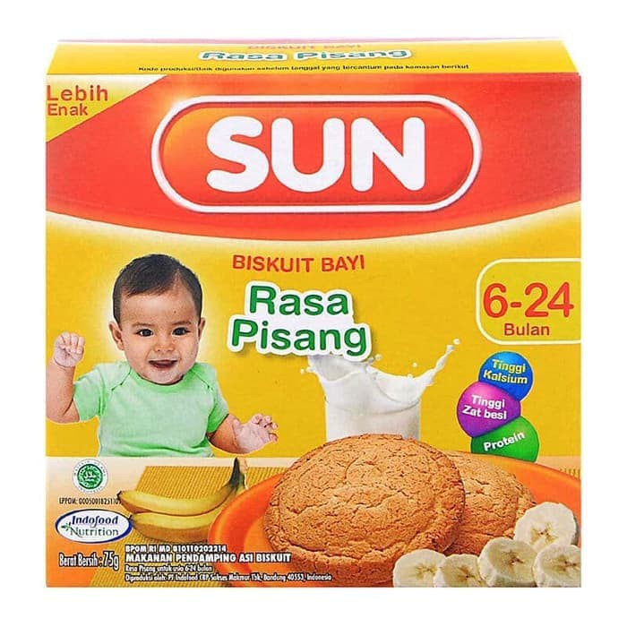 SUN Biskuit Bayi 6-24Bulan 75gr