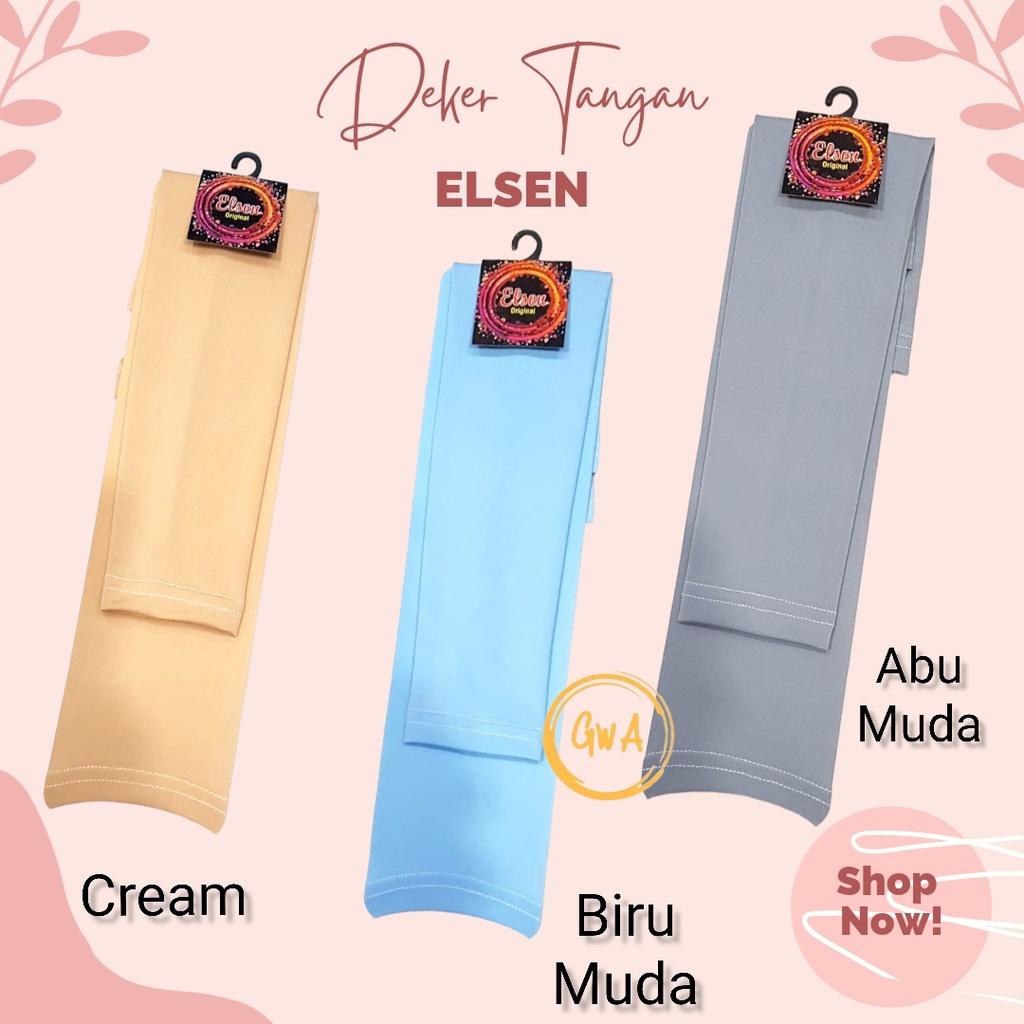 Ready Deker Elsen/HANDSOCK DEKER JERSEY SPANDEX LEMBUT / MANSET TANGAN TANPA JEMPOL Deker Hijab