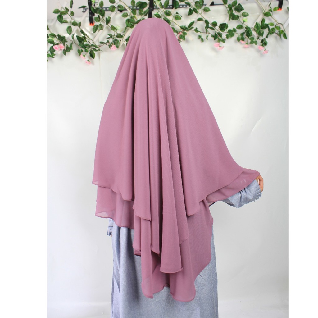 Khimar Ceruty 2 Layer oet antem