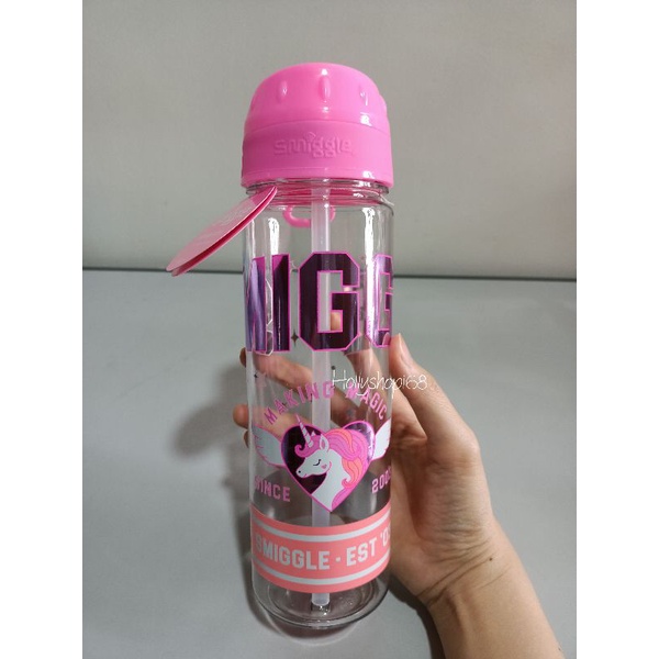 Botol minum Smiggle import/Smiggle import bottle 650ml/Botol Smiggle mirror quality