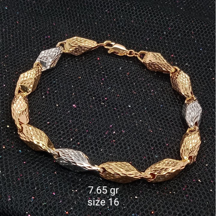 Gelang Emas 17 K - 7.65 gr Kadar 750 - 1922