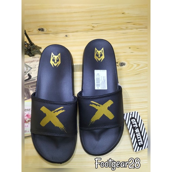 SANDAL SLIDE GEN X GOLD / SANDAL SELOP X GOLD GRADE ORI