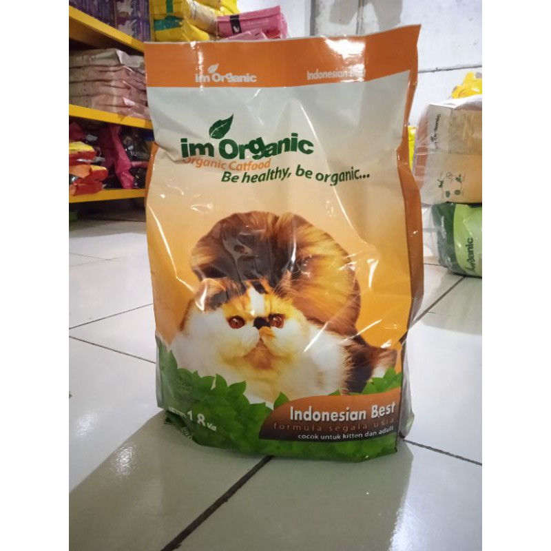 im organic best 1,8kg frespack - makanan kucing dry food