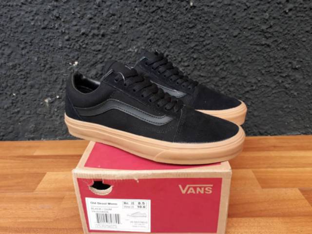 Vans OLD SKOOL BLACK GUM MONO PREMIUM BNIB MADE IN CHINA Waffle DT Size 40/41/42/43/44