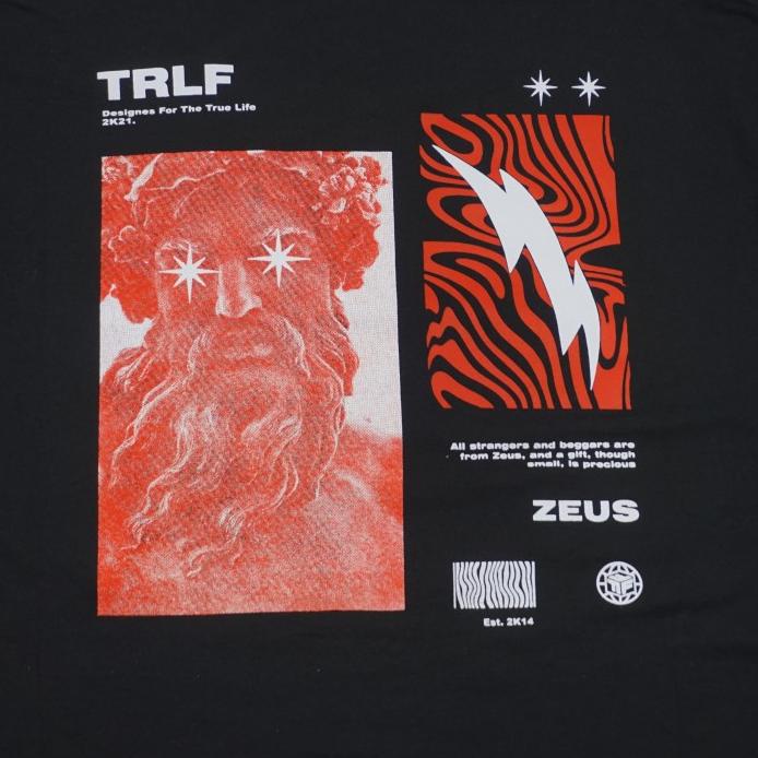Kaos Triple F T-Shirt God Zeus Black SaleR38A