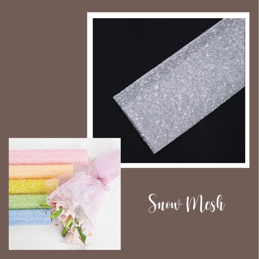 

Snow Mesh Wrapping/ Kertas Buket/ Kertas Kado