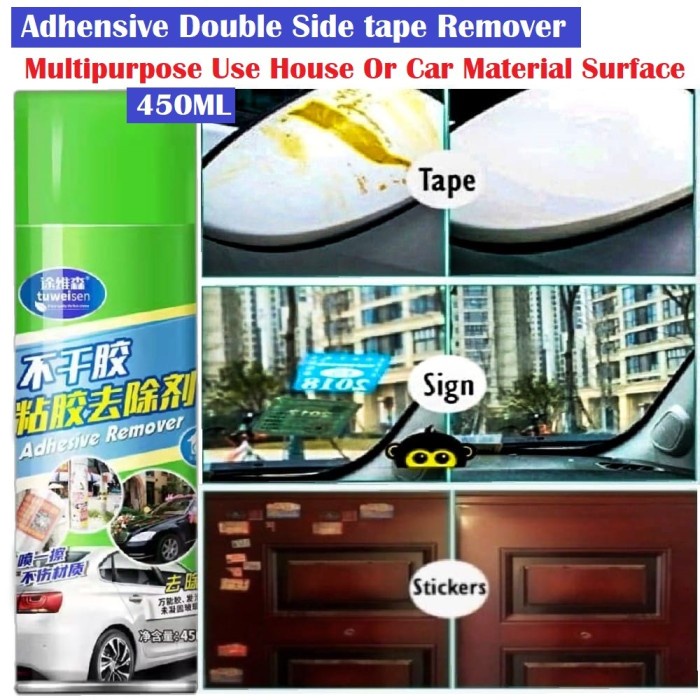 Penghilang Cairan Spray lem Stiker Sticker Adhesive Remover Car 450ml