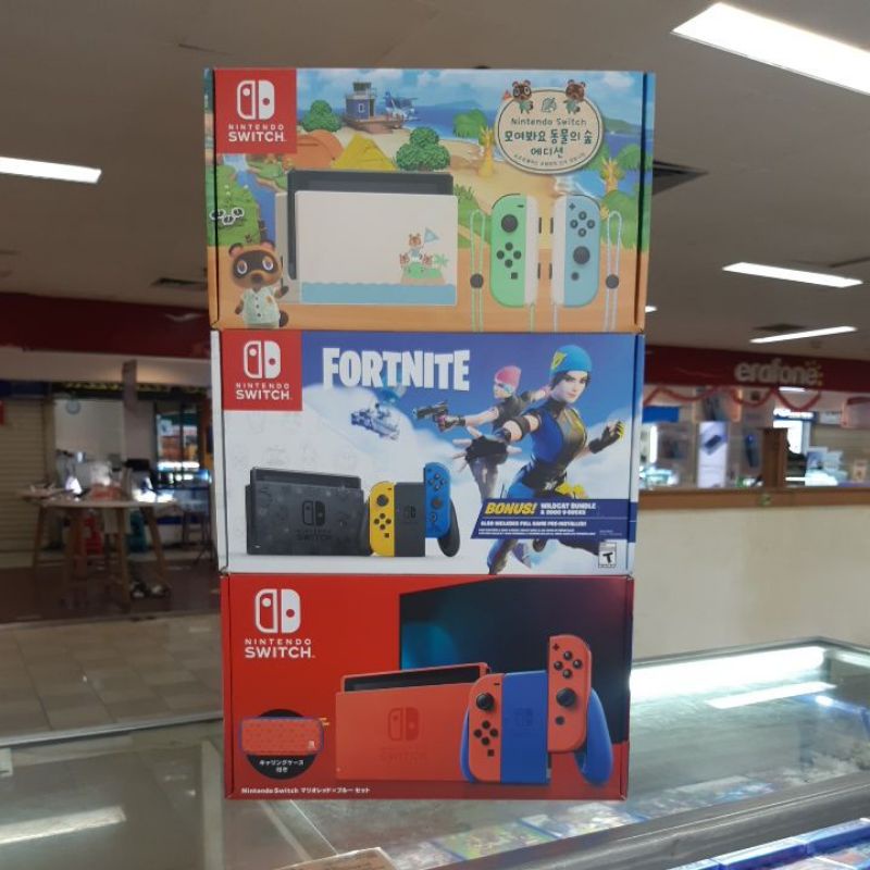 FORTNITE EDITION  / MARIO EDITION  / ANIMAL CROSSING EDITION NINTENDO SWITCH V2