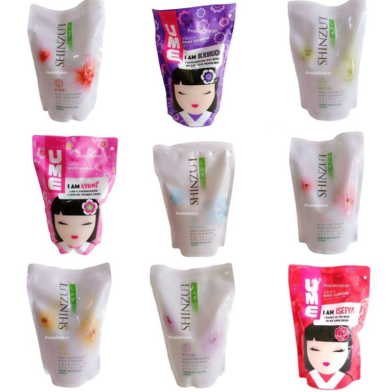 SHINZUI BODY WASH POUCH 400ML