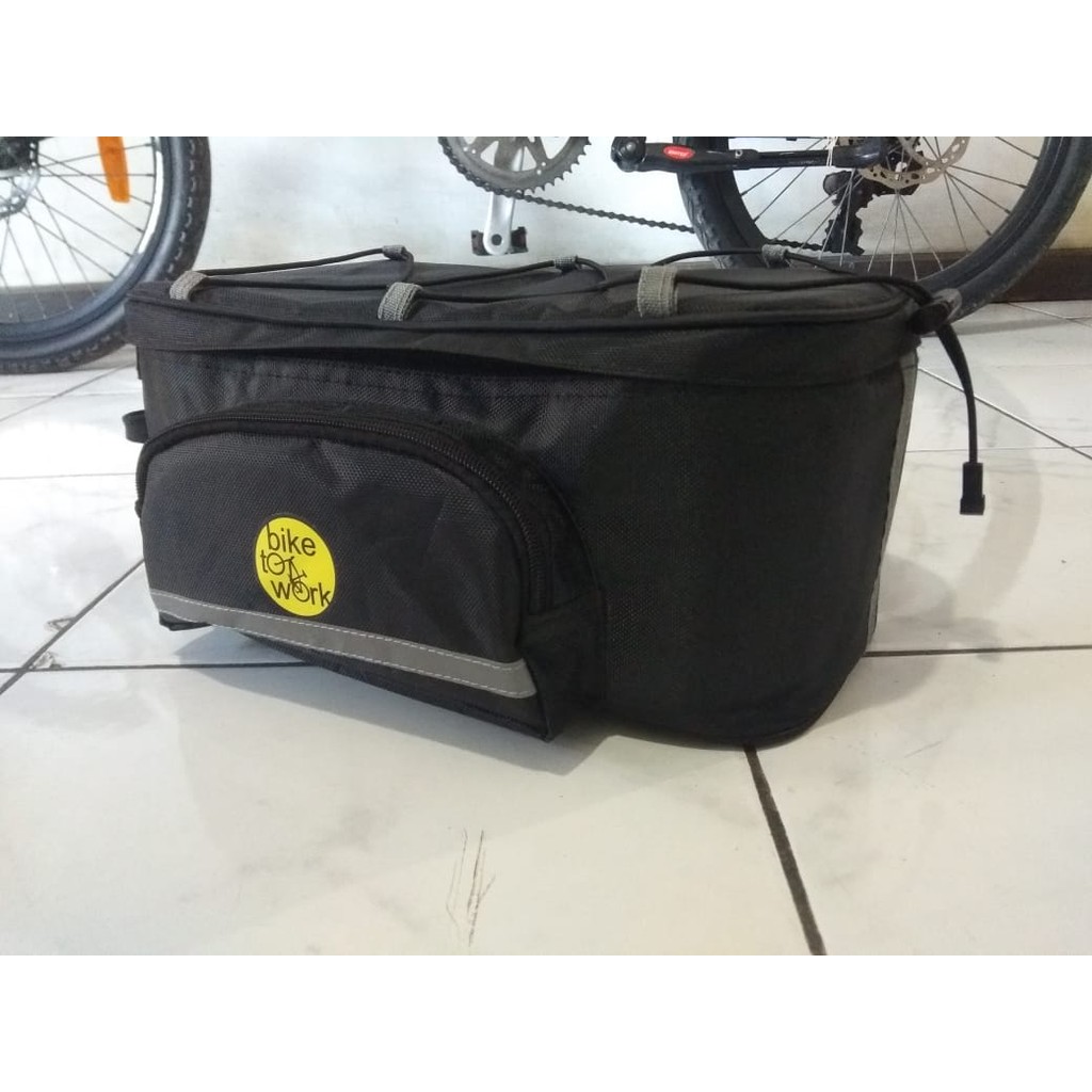 tas panier Sepeda Single tas  bagasi belakang sepeda lipat sepeda gunung