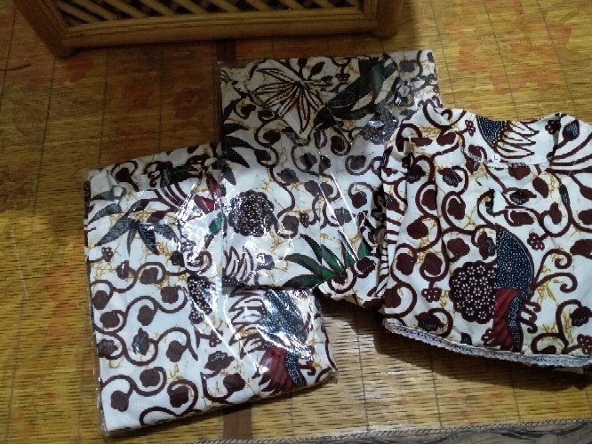 Batik Couple Keluarga Set Unggul Jaya Kenanga Family Set