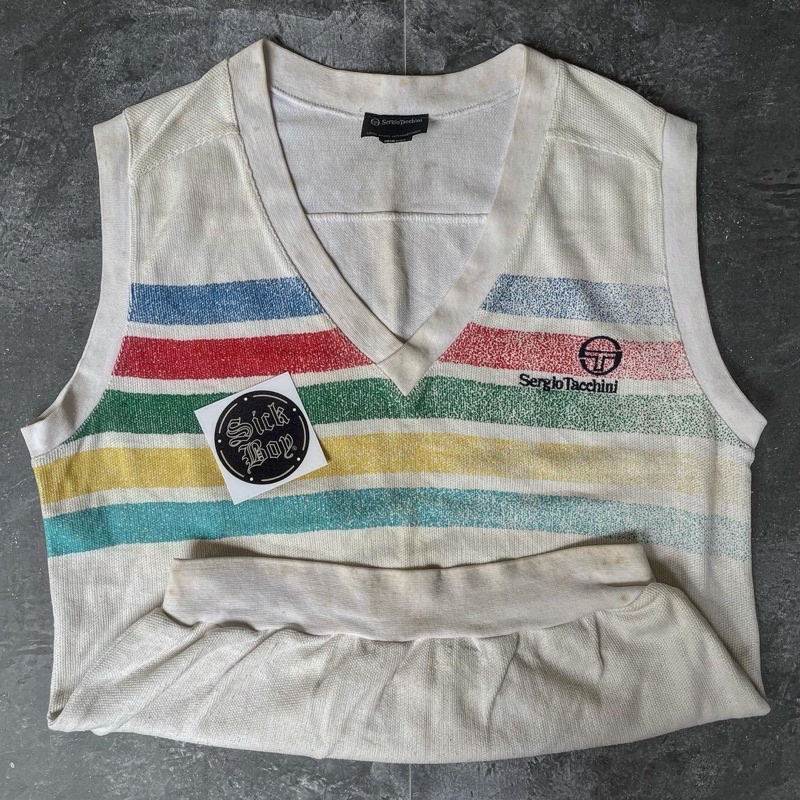 Rompi Vest Sergio Tacchini Rainbow Second Bekas