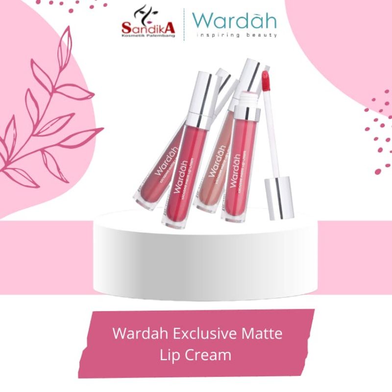 Wardah Exclusive Matte Lip Cream|Wardah Lip Cream|lIP CreaM Wardah|Lipstick Waardah|(100%ORIGINAL)