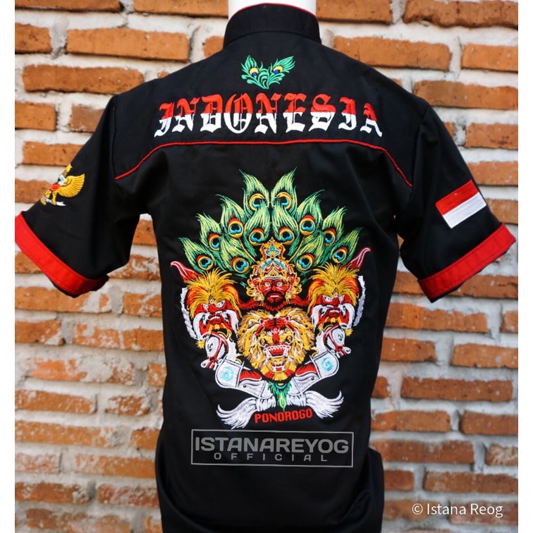 BAJU REOG / HEM BORDIR REOG ( bisa bayar di tempat ) / PENADON BORDIR / KEMEJA REOG / HEM JARANAN / BAJU REOG