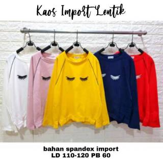  ORIGINAL BURBE BLOUSE KAOS  IMPORT POLOS  LENGAN 