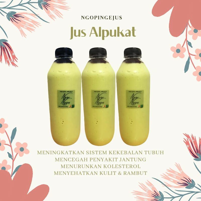 

Jus Alpukat 1 liter Avocado Juice by Ngopi Ngejus