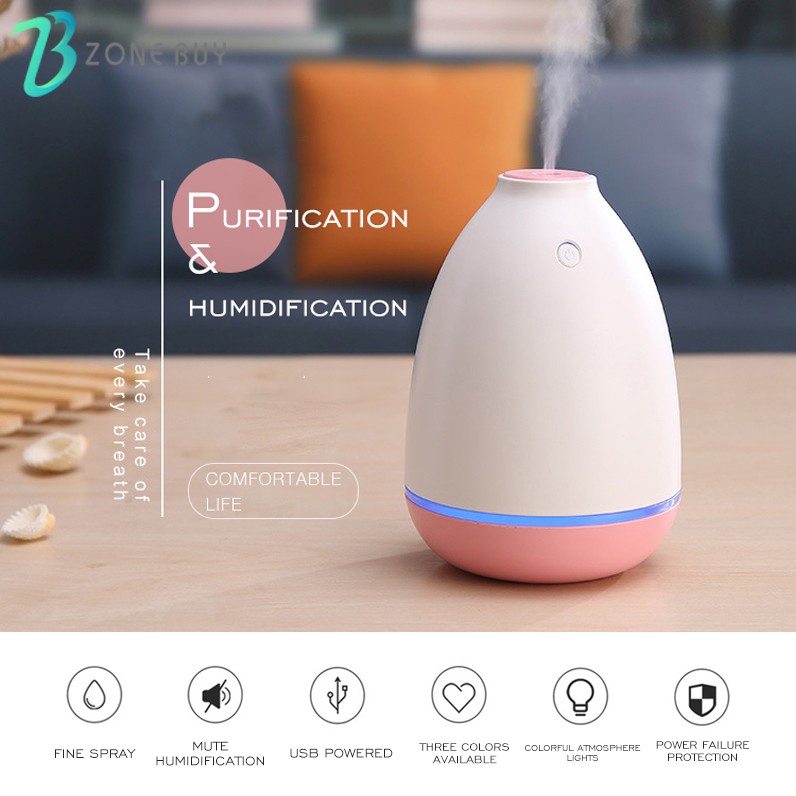 100% ORI - endear Humidifier Purifier Diffuser 200ML Portable Terapkan ke Essential oil HD03-2