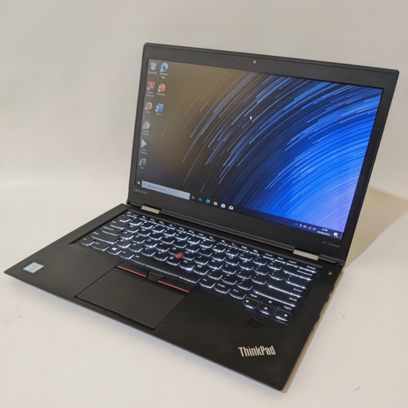 laptop ultrabook premium lenovo thinkpad x1 carbon - core i7 gen6 - ram 8gb ssd 256gb