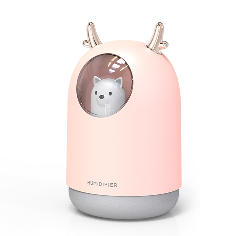 Taffware Pet Ultrasonic Humidifier Rgb Essential Oil Diffuser 300ml Shopee Indonesia