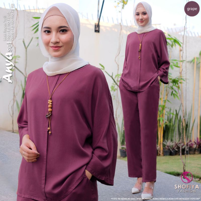 ANYA SET RAYON TWILL BY SHOFIYA