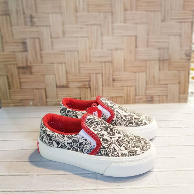 SEPATU ANAK VANS SLIP ON MOTIF SIZE 21-35