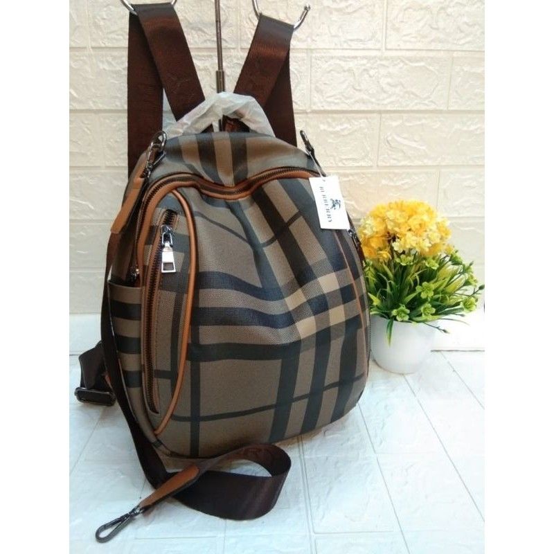 RANSEL BB SOULDIER TAS RANSEL LAPTOP BURBERRY KERANG WANITA IMPORT