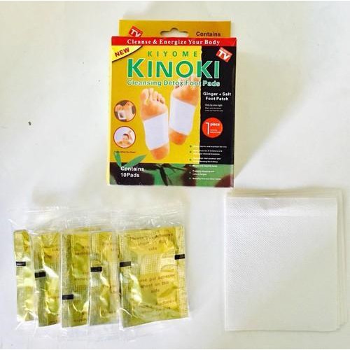 Kinoki detox kaki gold original penyerap racun tubuh 1 box isi 10 sachet