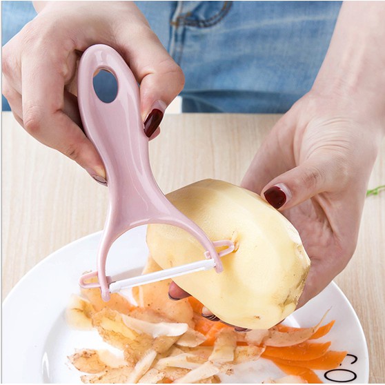 (SNAPCORNER)Pisau Pengupas Kulit Buah Sayur Wortel Kentang Apel Alat Kupas Fruit Peeler