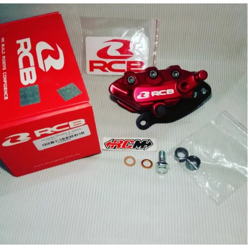 KALIPER CALIPER RCBB RACING BOY RACINGBOY DOUBLE PISTON S SERIES WARNA MERAH RED JUPITER MX N JUPITER Z ORI ORIGINAL RCBB RCB RACING BOY RACINGBOY ASLI