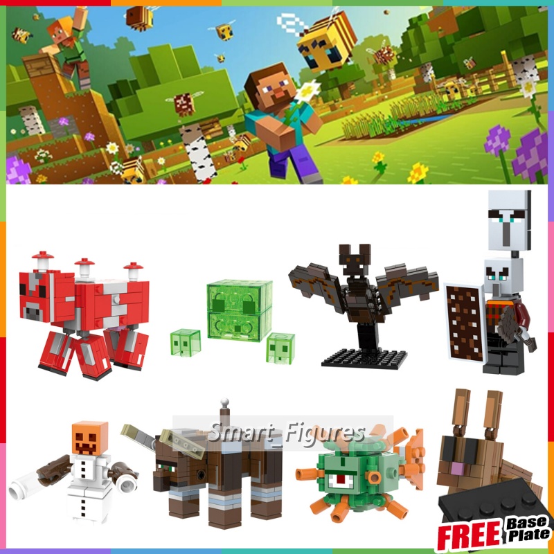 X0298 Mainan Action Figure Karakter Film Kartun Minecraft Untuk Hadiah Anakkoleksi