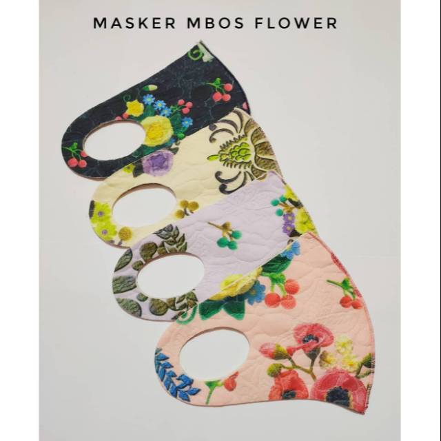 Masker Mbos flower