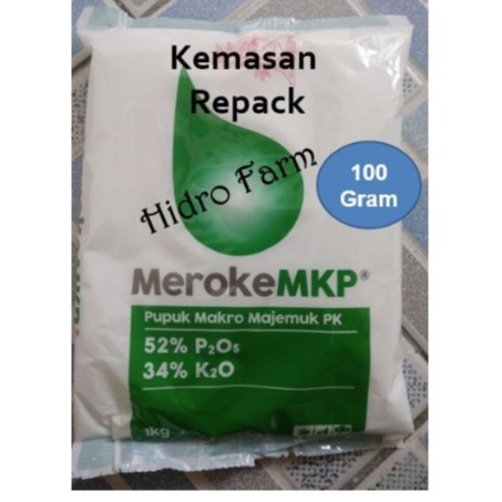 Pupuk Meroke Mkp Repack 100 Gram / Mono Kalium Phosphate Booster Pembungaan Dan Pembuahan Repacking