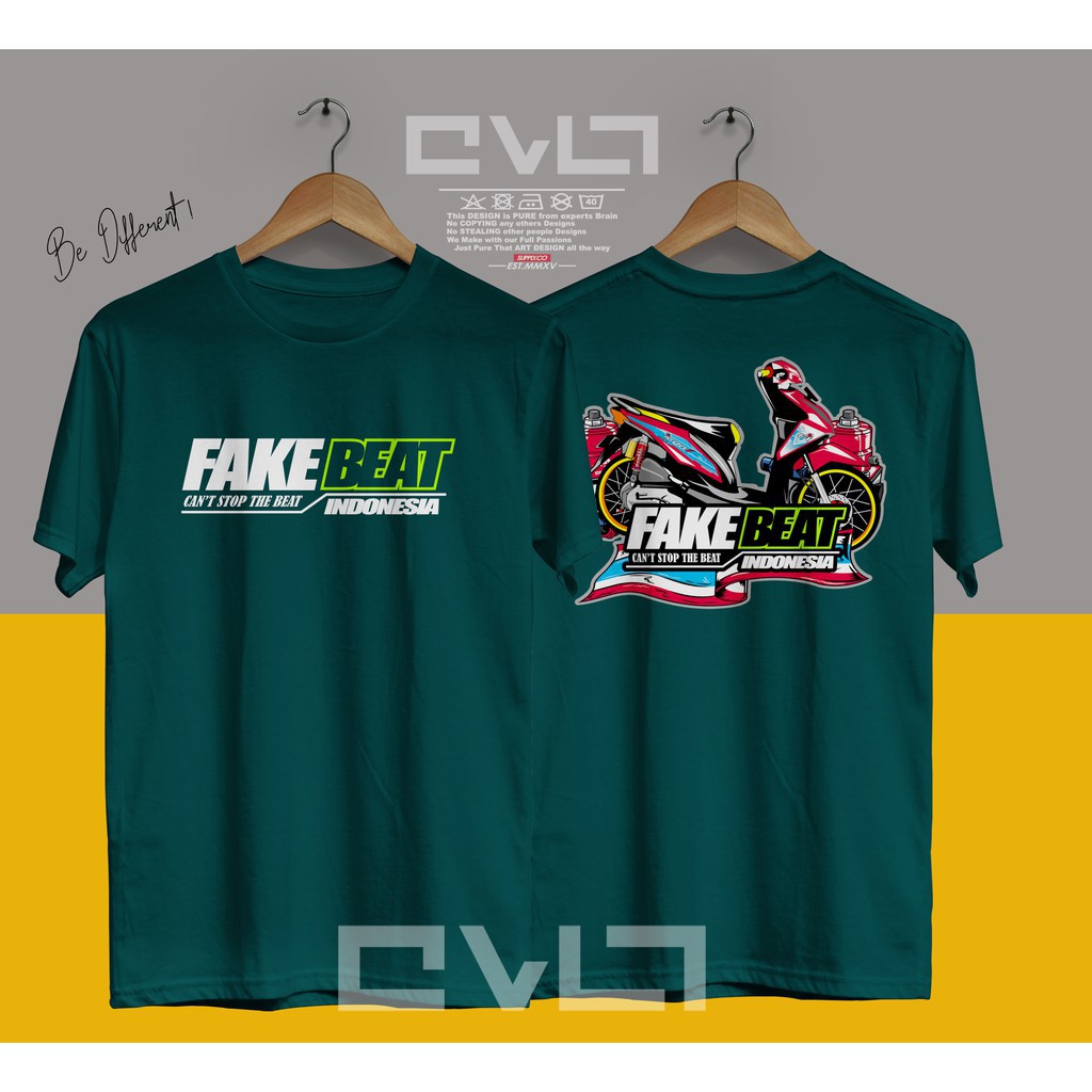 Kaos Baju Motor Thailook Fake Honda Beat Indonesia Beat Fi