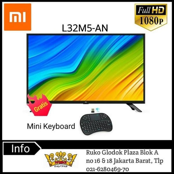 Spesial XIAOMI MI LED 4A TV 32 ANDROID SMART TV BONUS MINI KEYBOARD terbaik