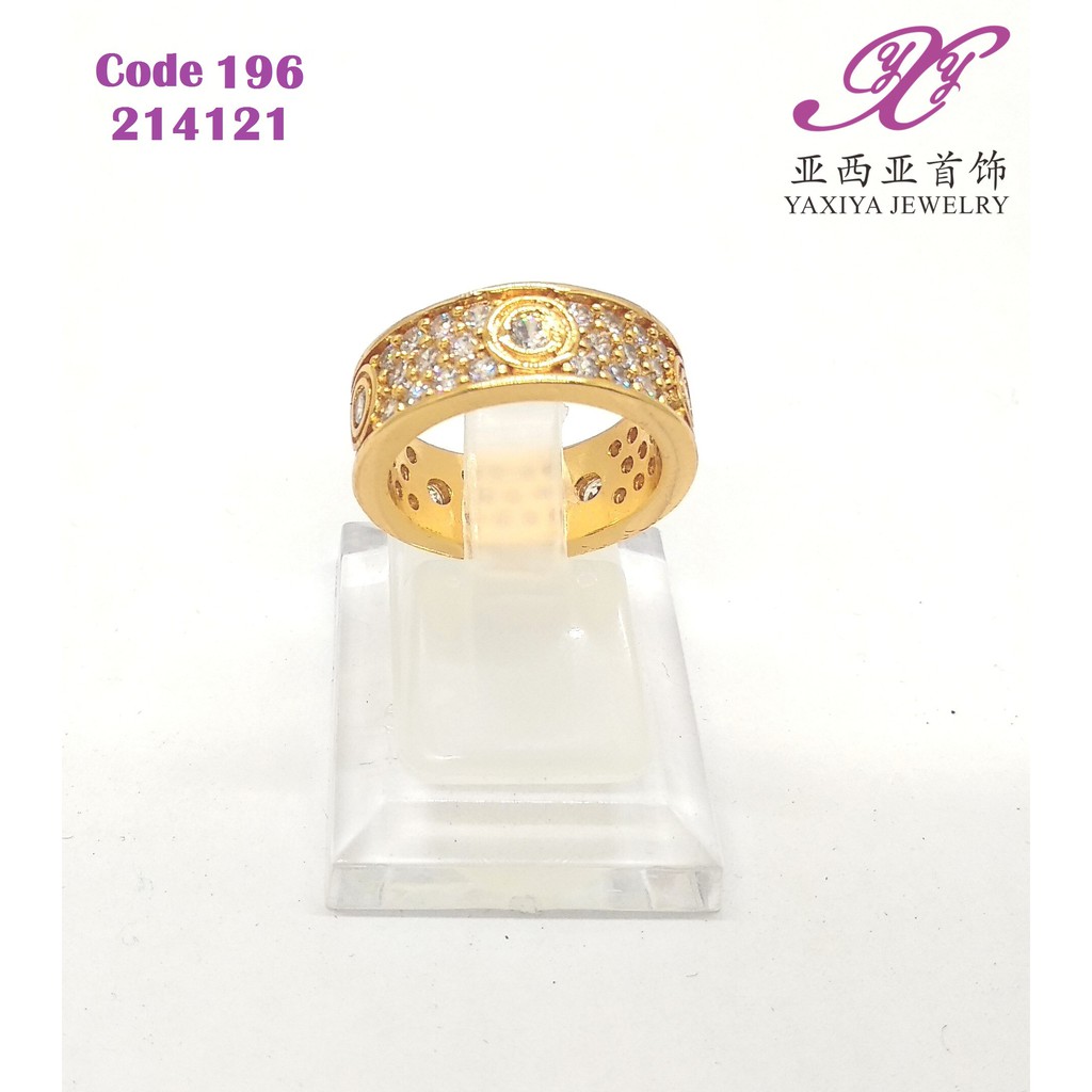 

Cincin permata Lapis emas Perhiasan imitasi Gold Yaxiya Jewelry 196