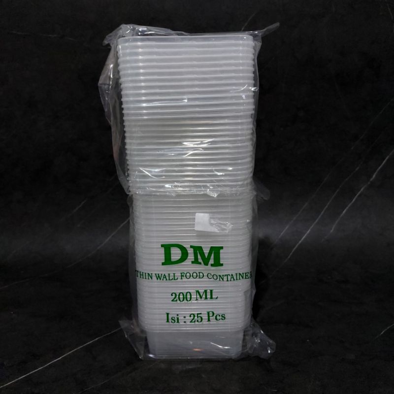 DM thinwall 200ml kotak  kecil