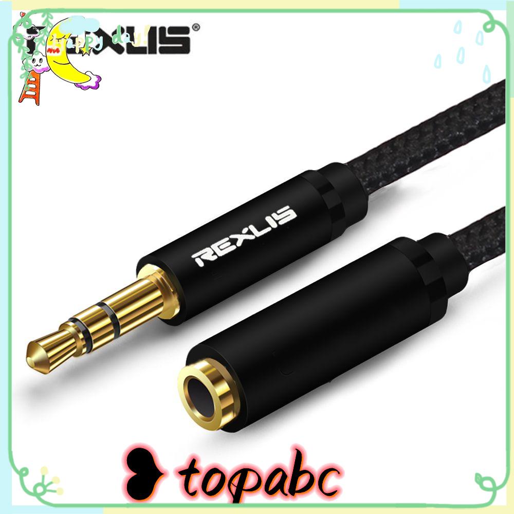 Kabel Extension Audio Stereo Dengan Jack 3.5mm Lapis Emas