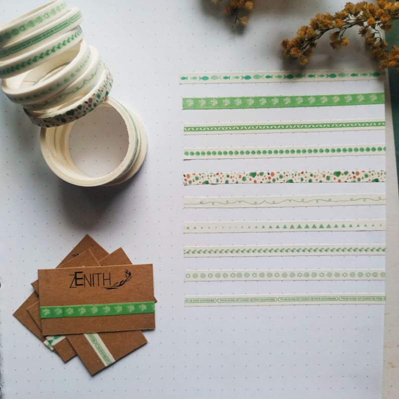 

Washi tape / masking tape untuk bullet journal dan scrapbook