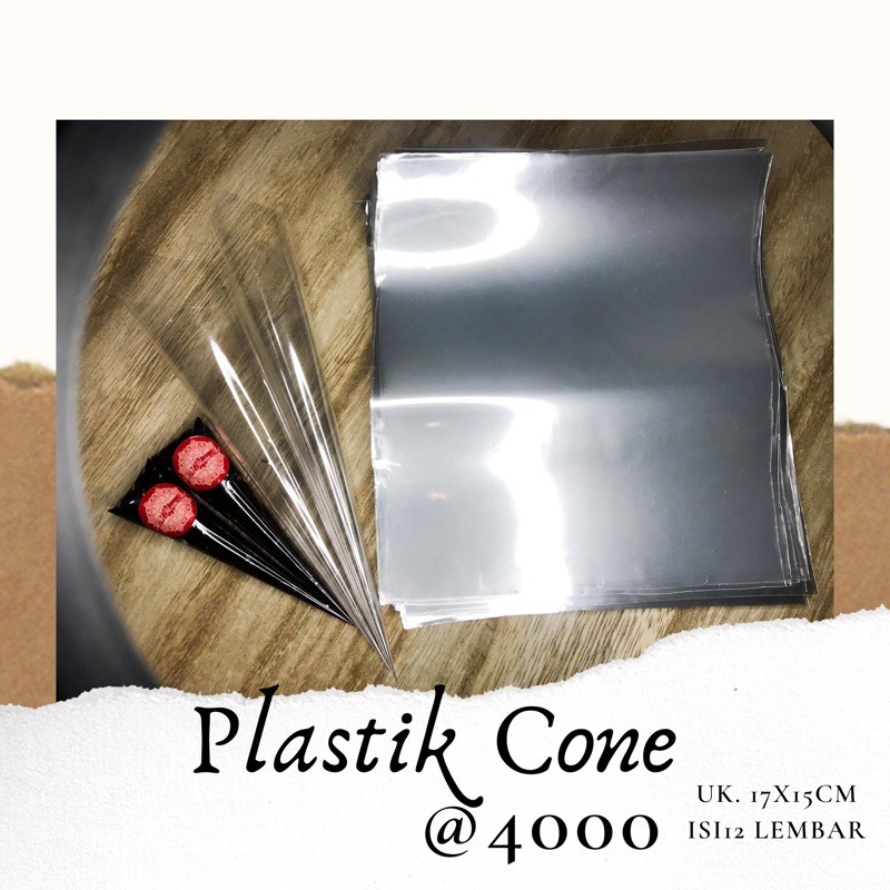 Jual Plastik Cone 17x15cm isi 12 pcs | Shopee Indonesia