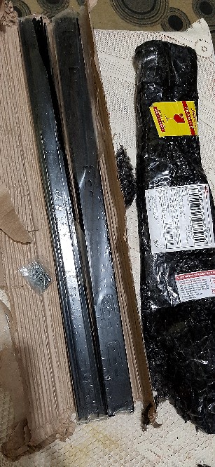 Rel Laci (hitam) 60 Cm 1 Set (2 Pcs)  Double Track Mapla Full Extention 3,5cm ( 2x Tarik) Free Skrup