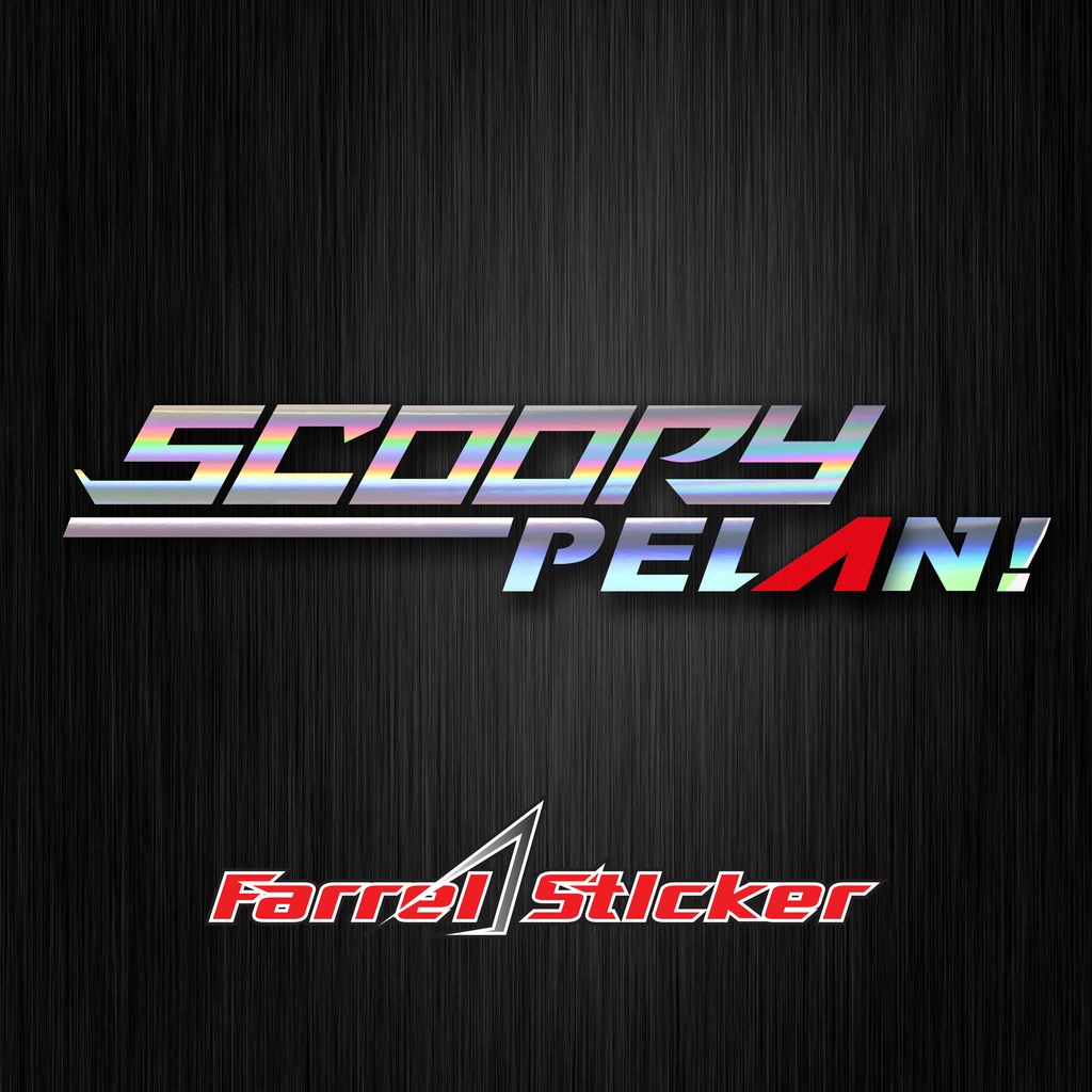 Stiker cutting sticker SCOOPY PELAN!