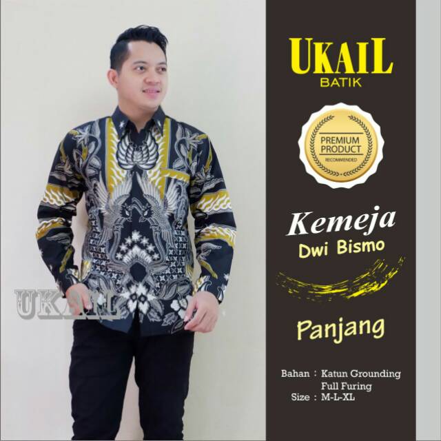 DWI BISMO.Kemeja Batik Pria Modern