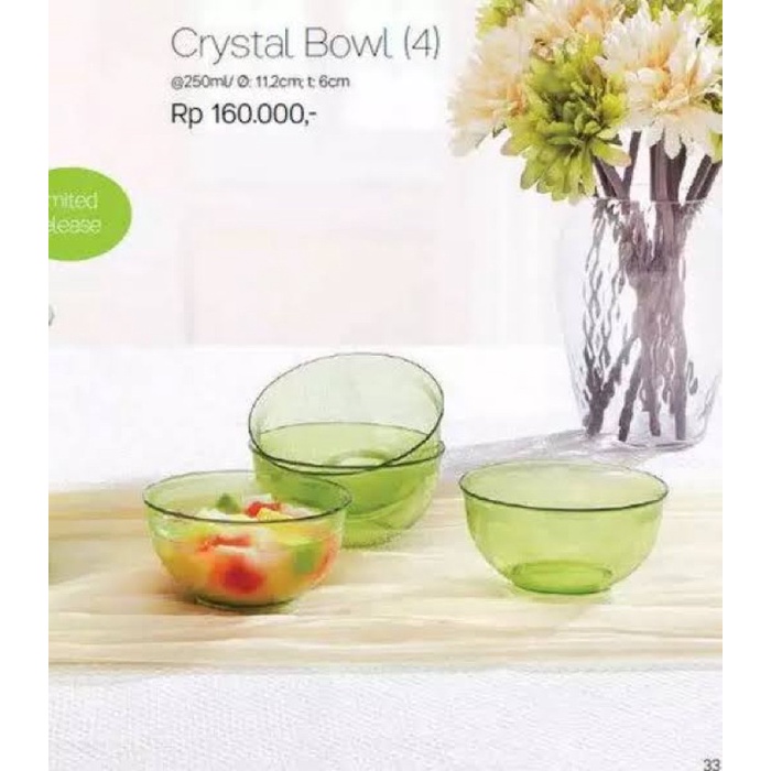 TUPPERWARE CRYSTAL BOWL