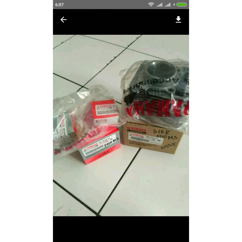 piston kit mio m3 dan blok seher mio m3 original yamaha Berkualitas