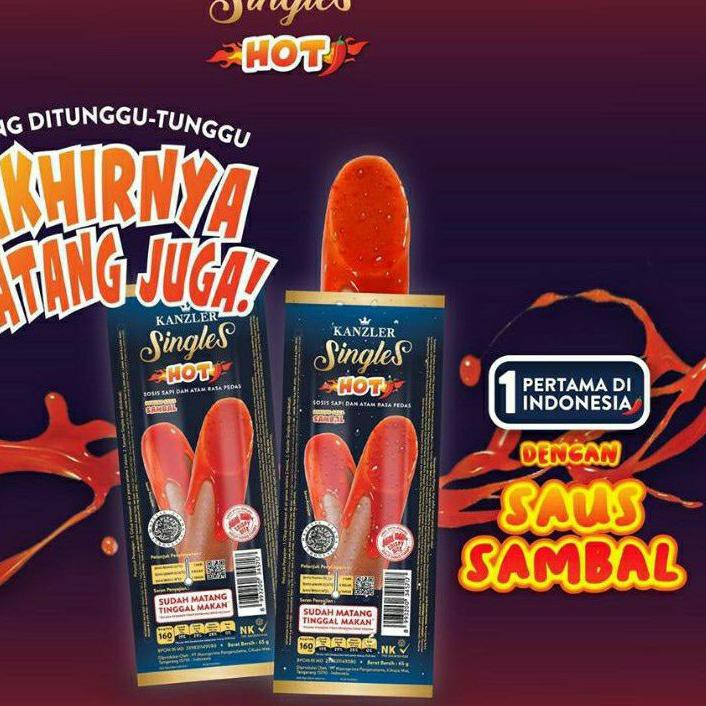 

1.1 Promo Brand SOSIS KANZLER SINGLES HOT ORIGINAL KEJU MINI 65gr bisa COD