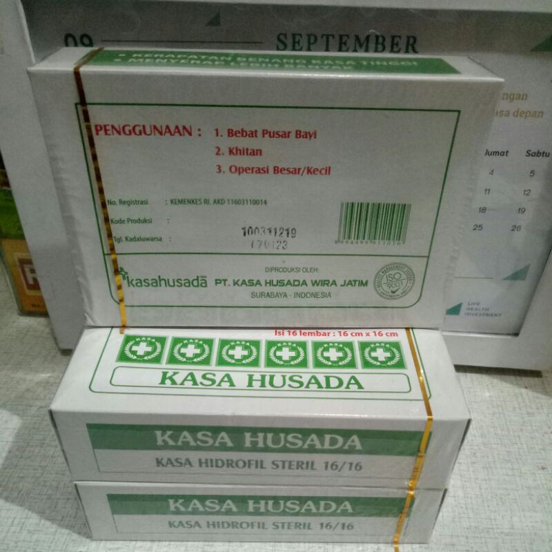 kasa husada/kasa steril husada 16cmx16cm