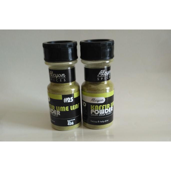 

BERKUALITAS! BUMBU MASAK DAUN JERUK BUBUK / ALCYON SPICES KAFFIR LIME LEAF